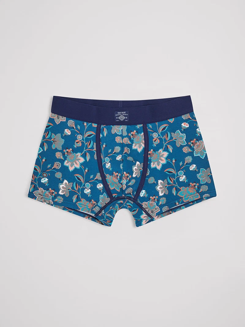 Boxer shorty fantaisie en coton