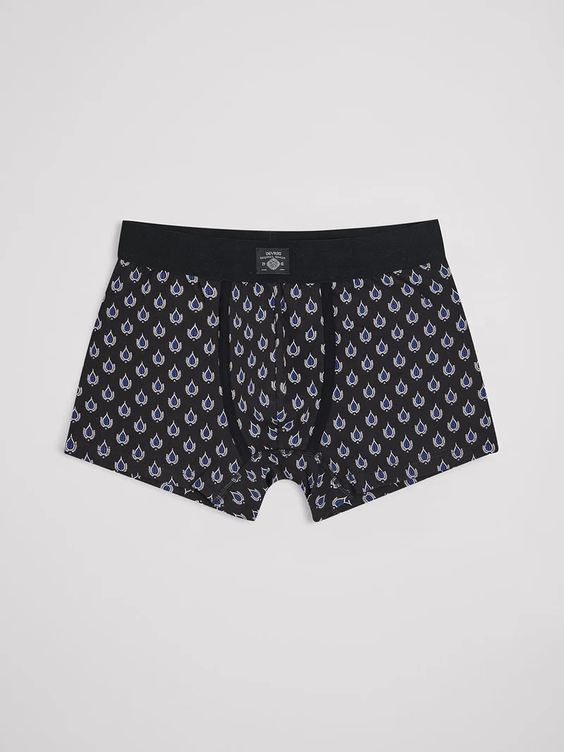 Boxer shorty fantaisie en coton