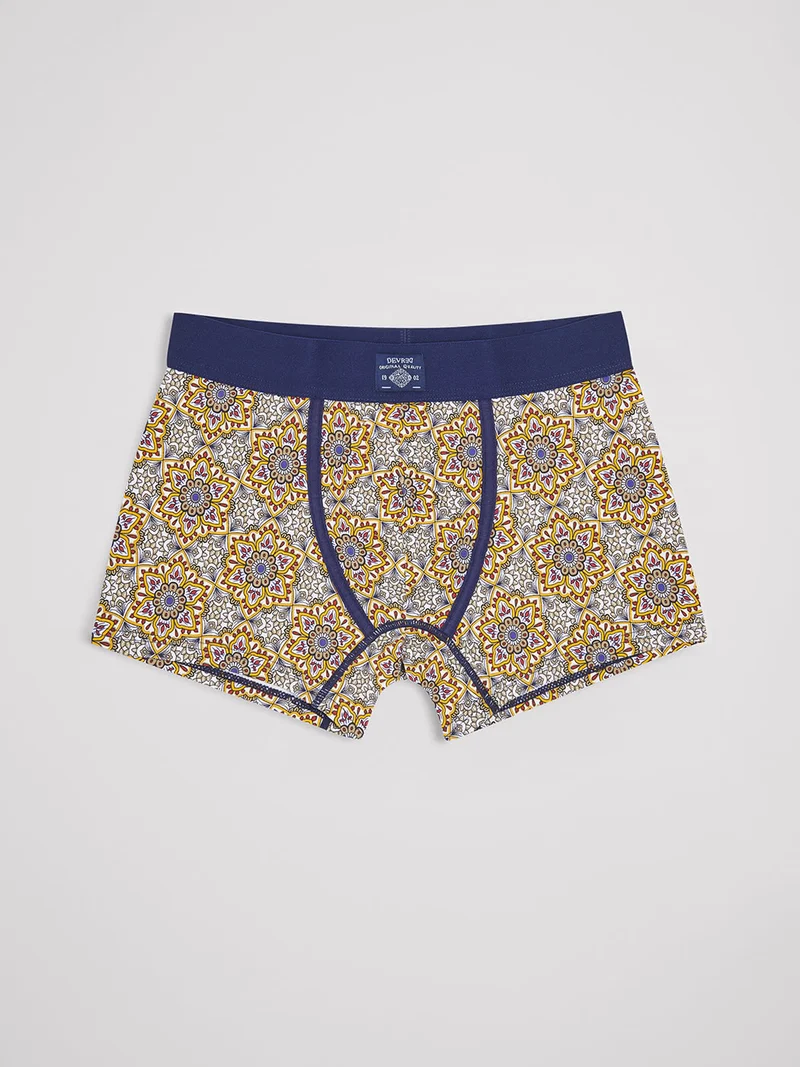 Boxer shorty fantaisie en coton