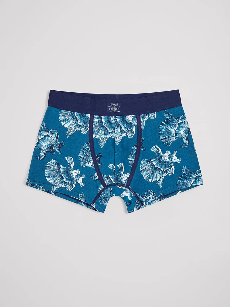 Boxer shorty fantaisie en coton