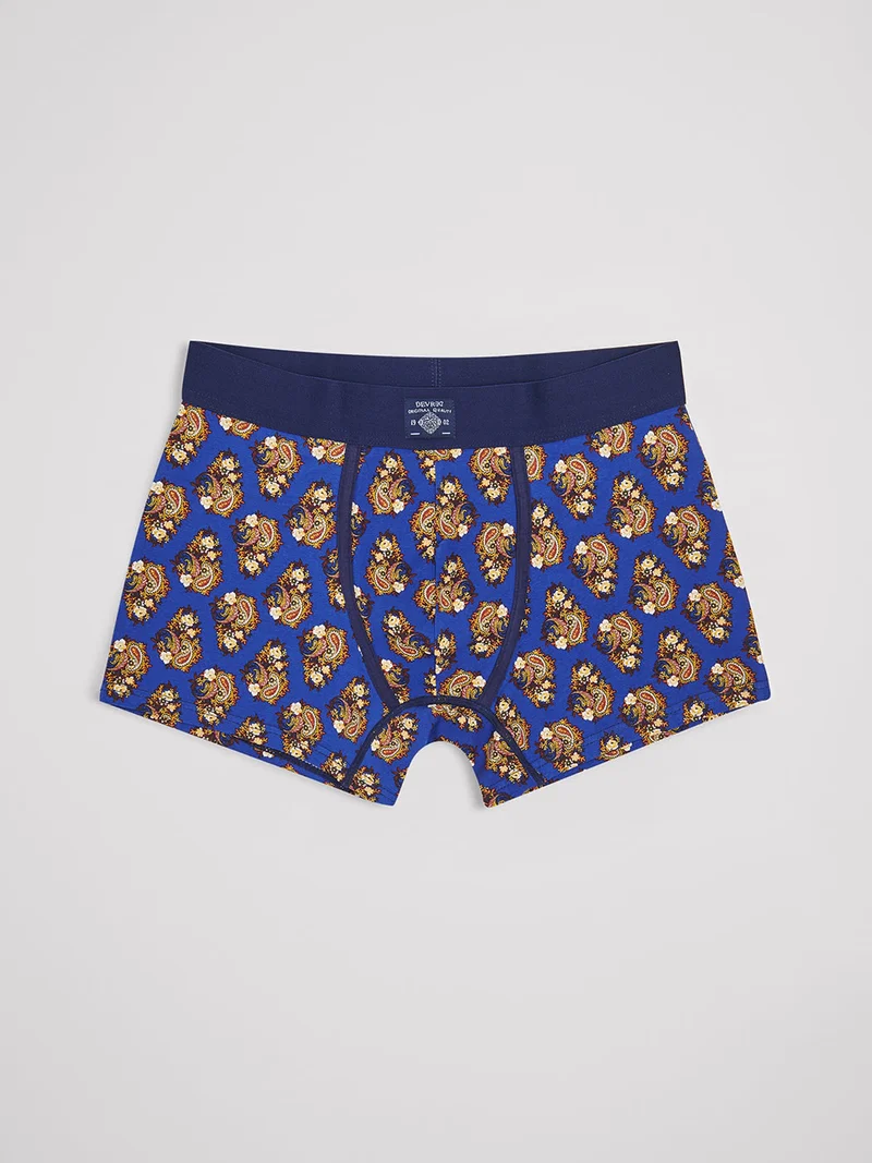 Boxer shorty fantaisie en coton