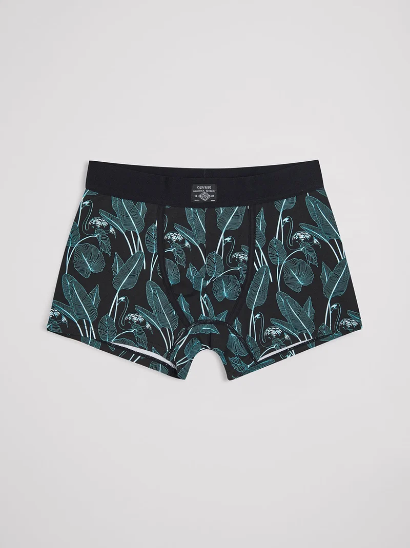 Boxer shorty fantaisie en coton