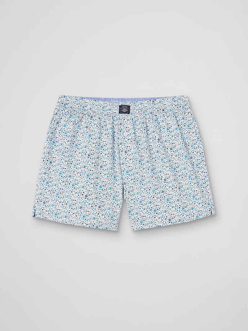 Caleçon fleuri 100% coton