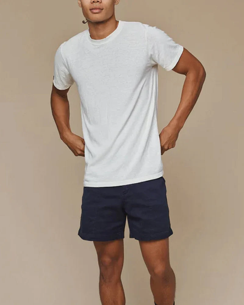 Jungmaven - T-shirt Jung - Blanc Washed
