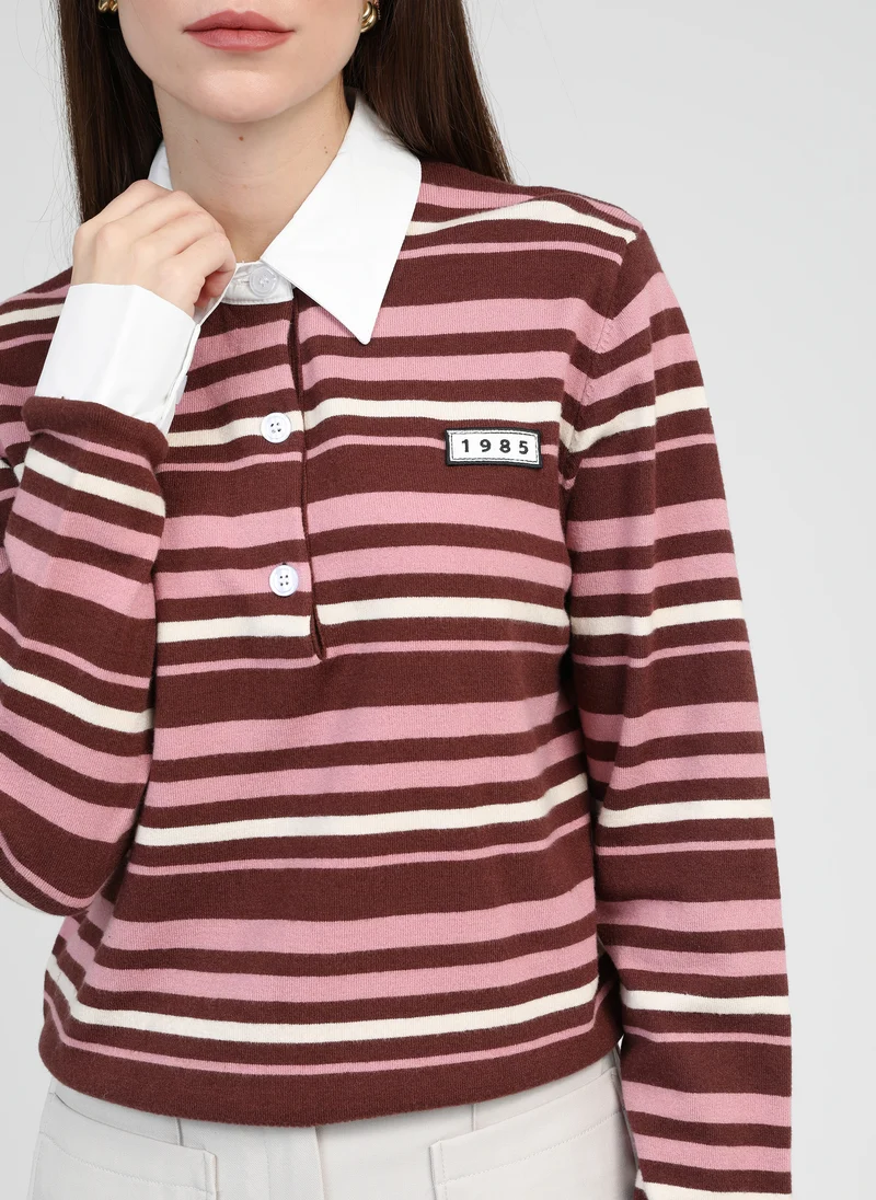 PULL NONO marron