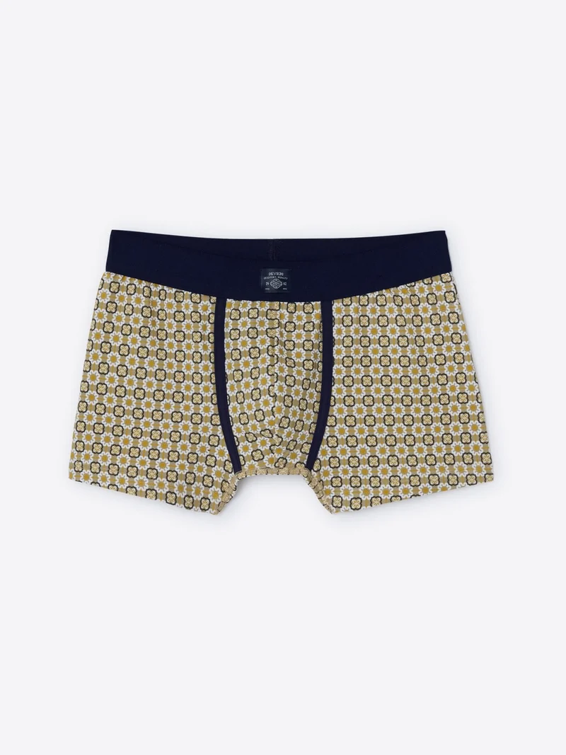 Boxer fantaisie en coton biologique