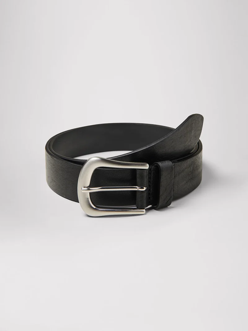 Ceinture en cuir lisse