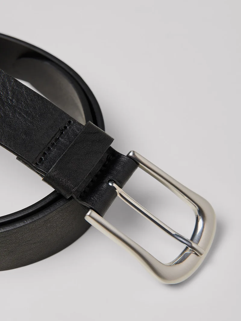 Ceinture en cuir lisse