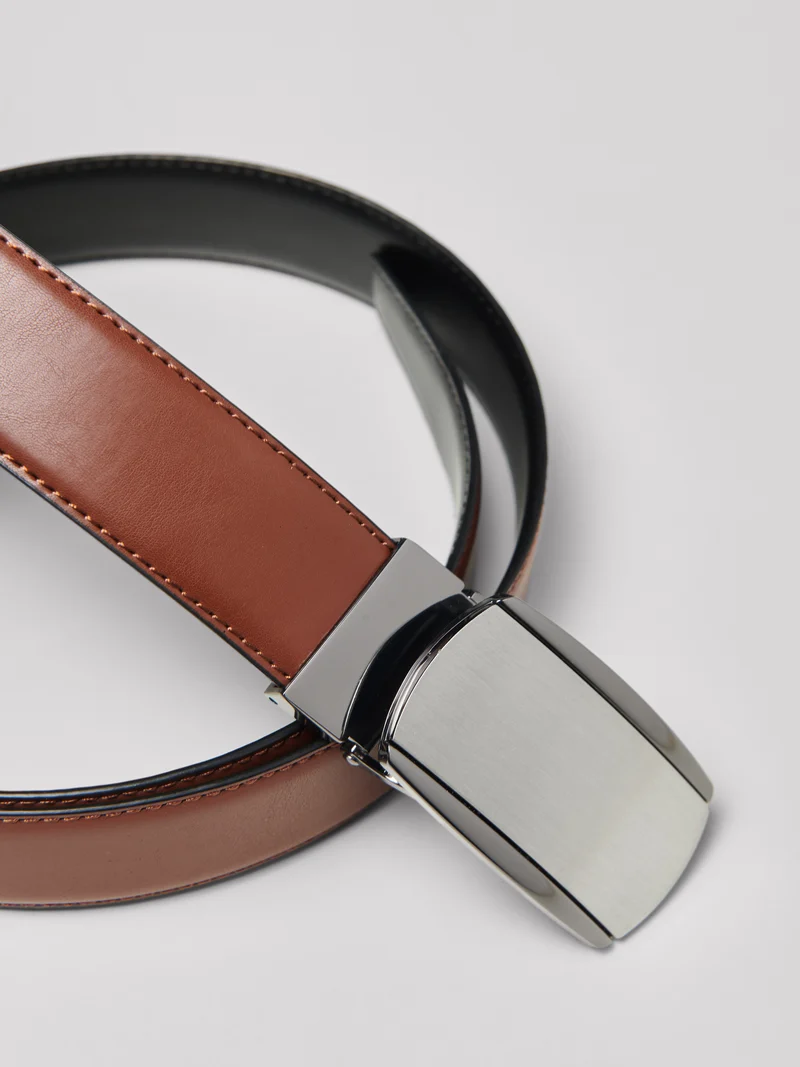 Coffret ceinture réversible 2 boucles