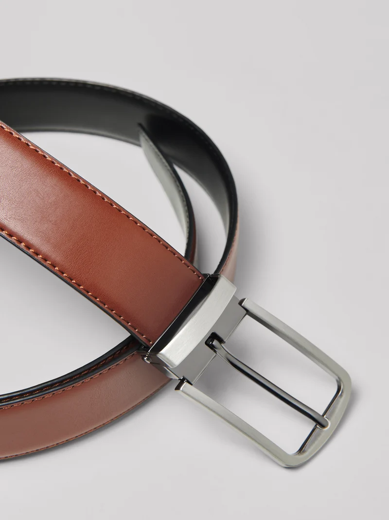 Coffret ceinture réversible 2 boucles