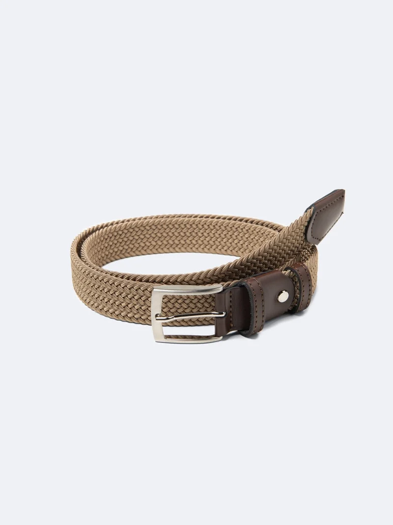 Ceinture bi-matière tressée - L''atelier