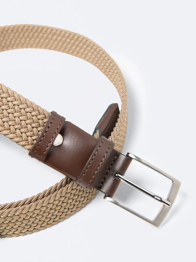 Ceinture bi-matière tressée - L''atelier