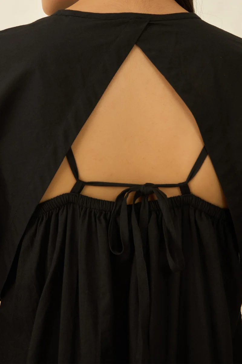 Alaia Shrug|100% Cotton Shrug With Puff Sleeves