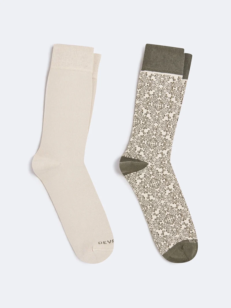 Chaussettes fantaisie en coton bio