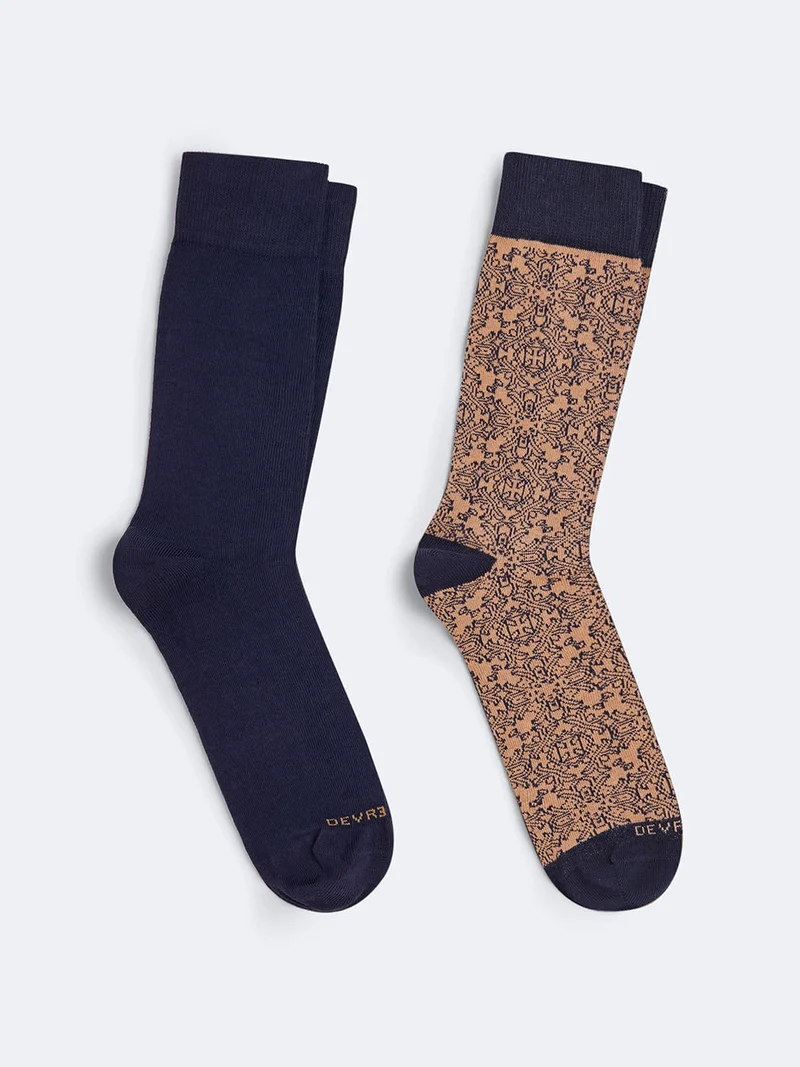 Chaussettes fantaisie en coton bio