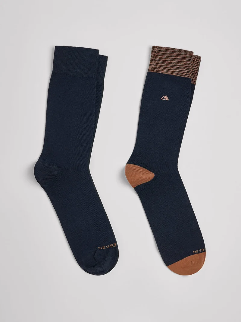 Lot de 2 paires de chaussettes fantaisie