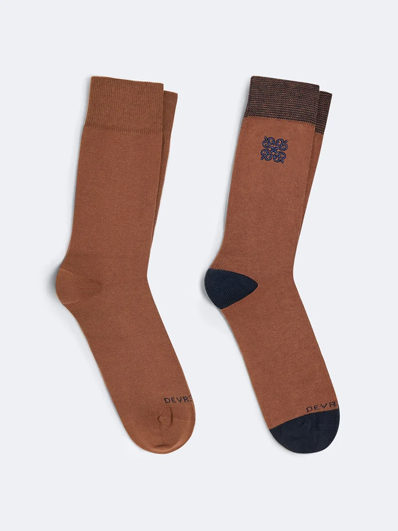 Chaussettes en coton bio fantaisie
