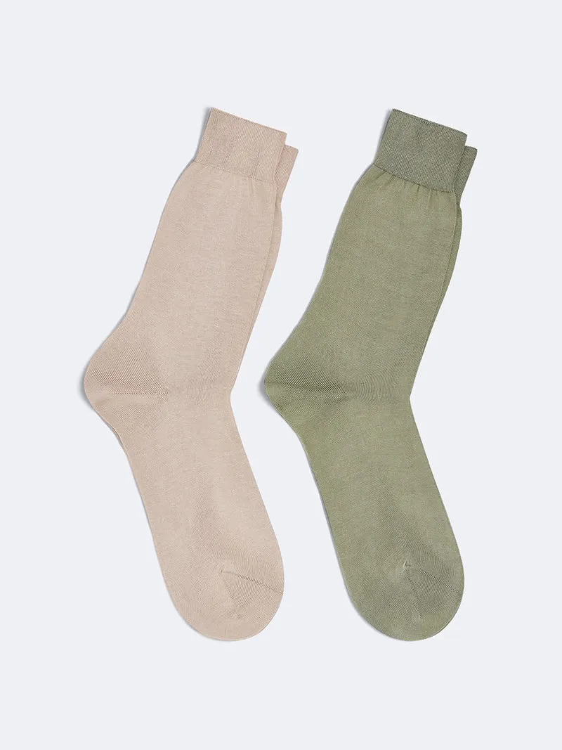 Chaussettes fil d'Écosse en coton