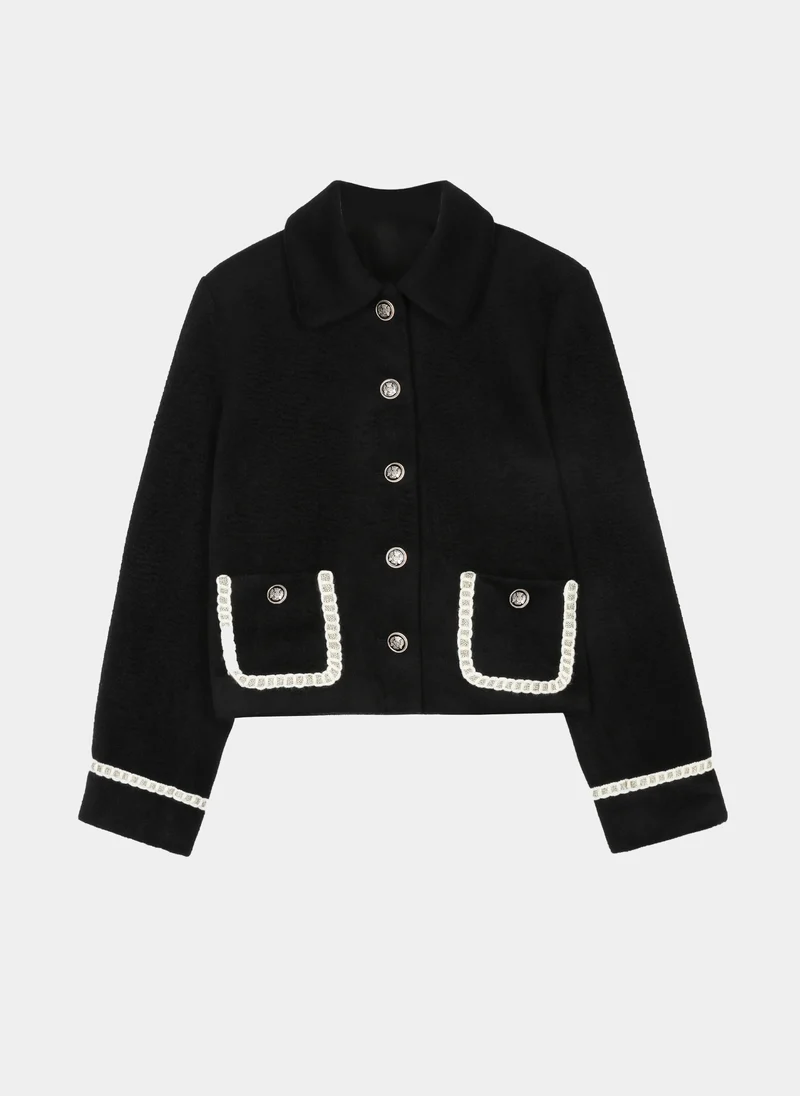 VESTE HONORE noir