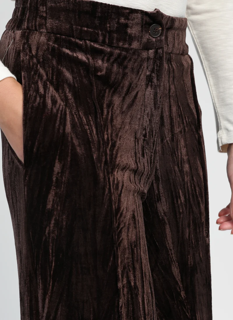 PANTALON PATRILOU chocolat
