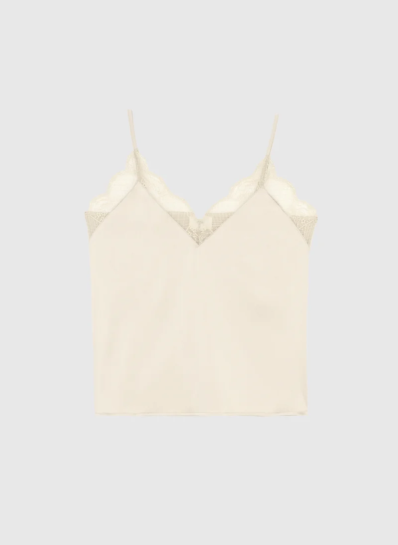 DEBARDEUR ADELAELLE blanc casse