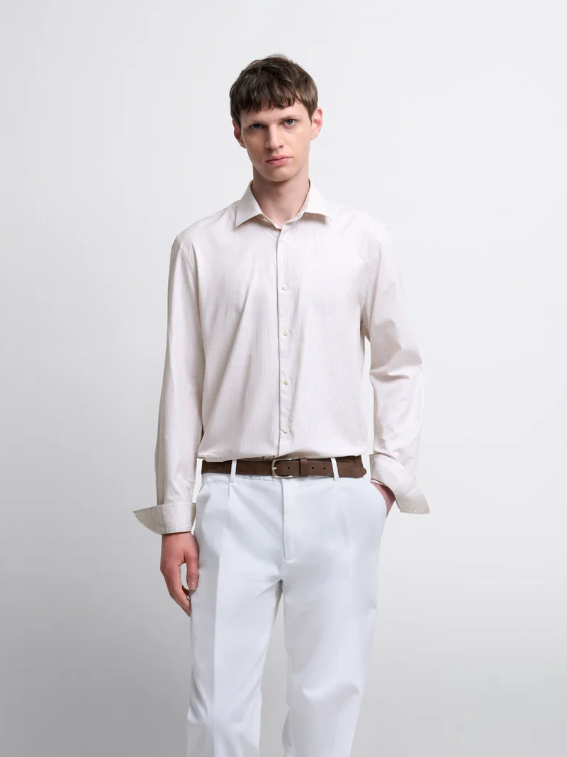 Chemise slim rayée