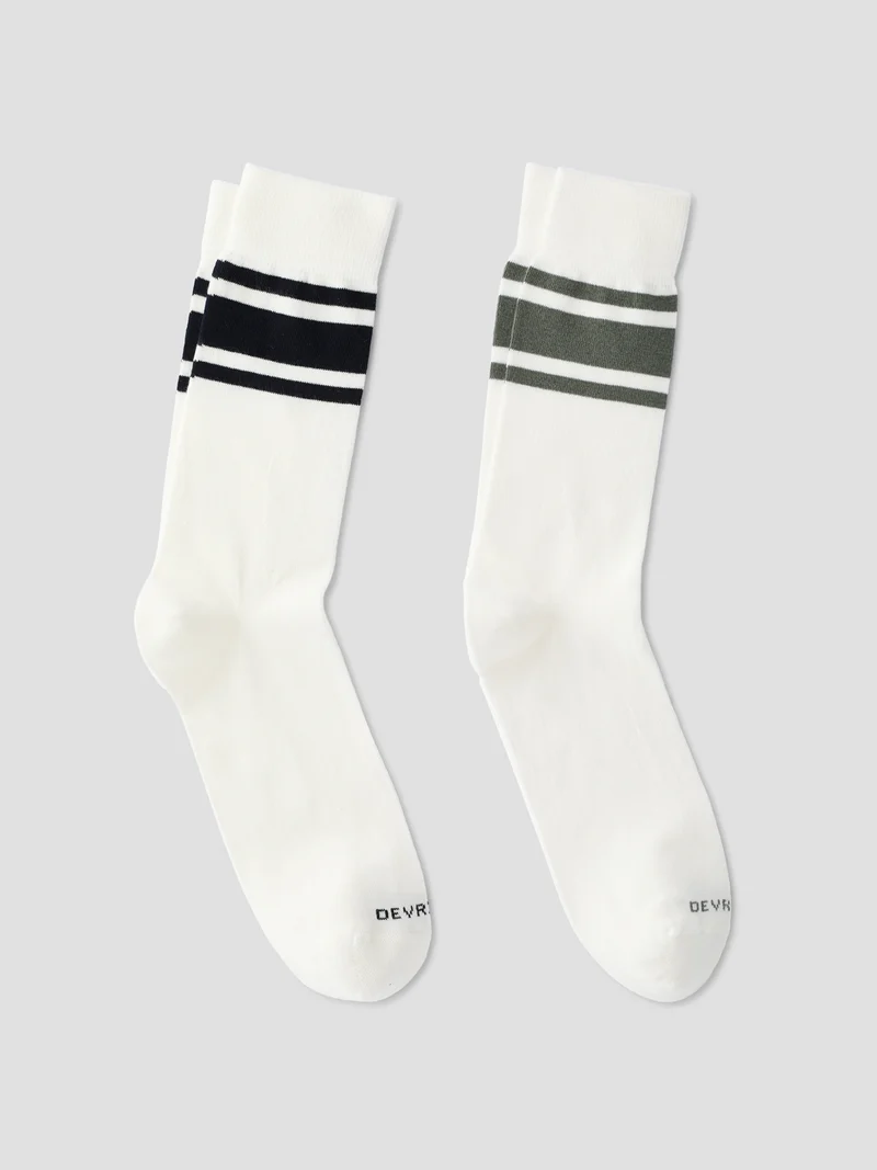 Lot de chaussettes rayé