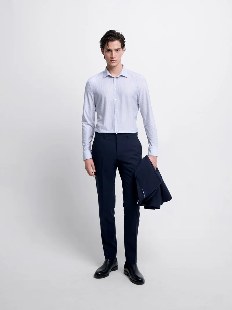 Chemise extraslim rayée