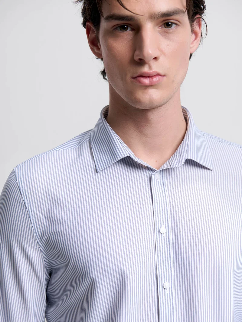 Chemise extraslim rayée