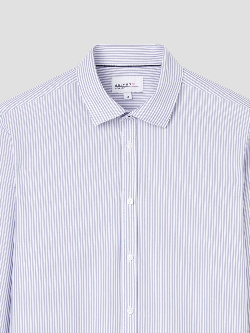Chemise extraslim rayée