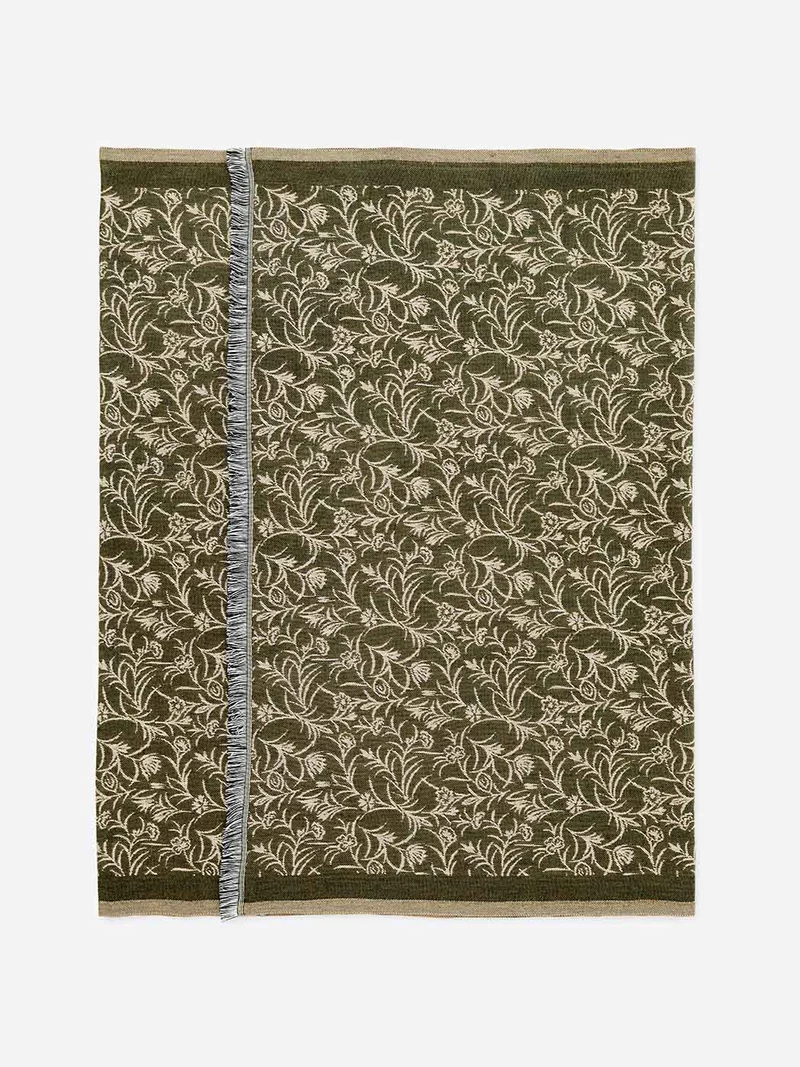 Echarpe en viscose à fleurs
