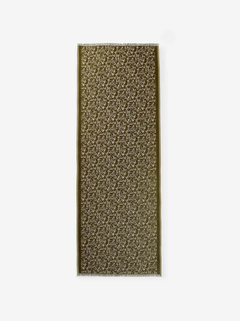 Echarpe en viscose à fleurs