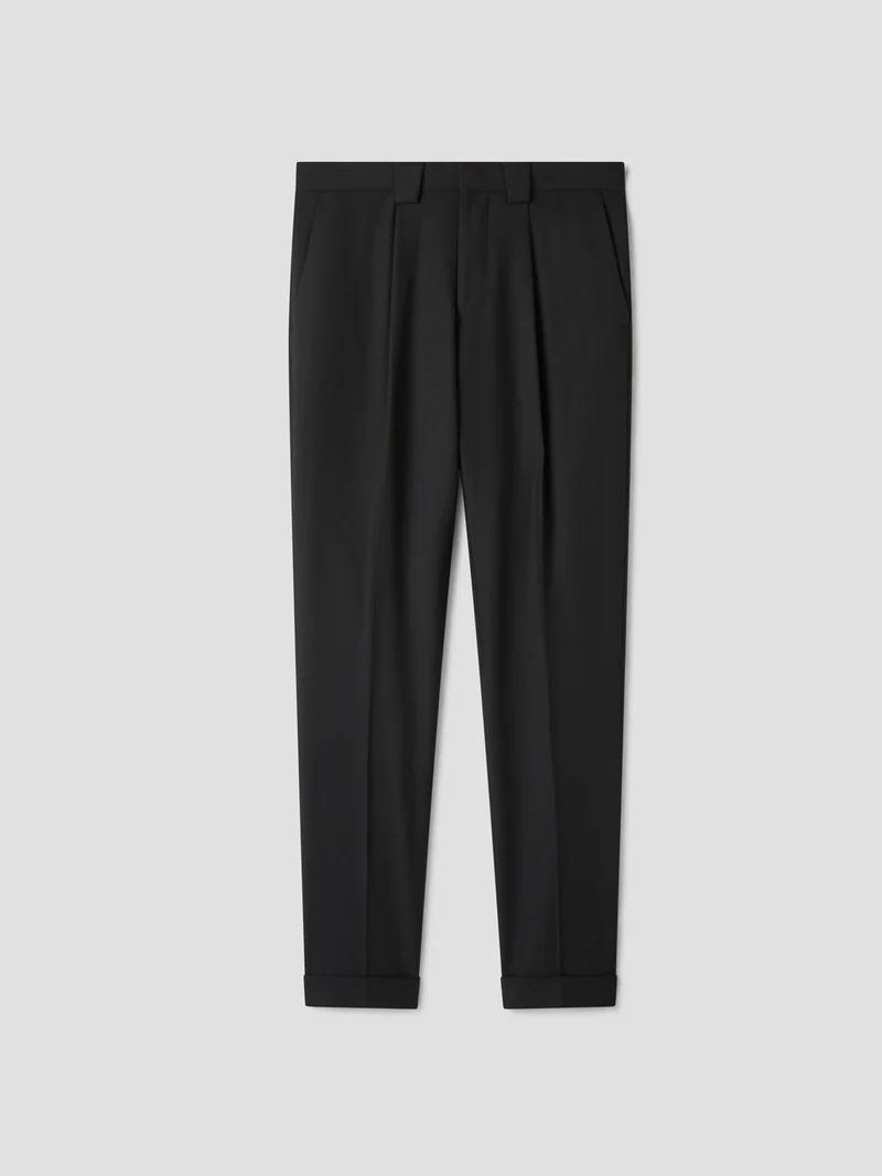 Pantalon de costume slim à pinces