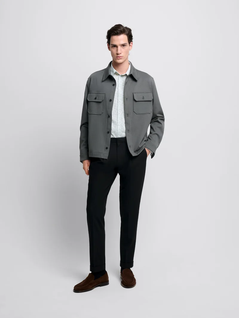 Chemise extraslim à motifs