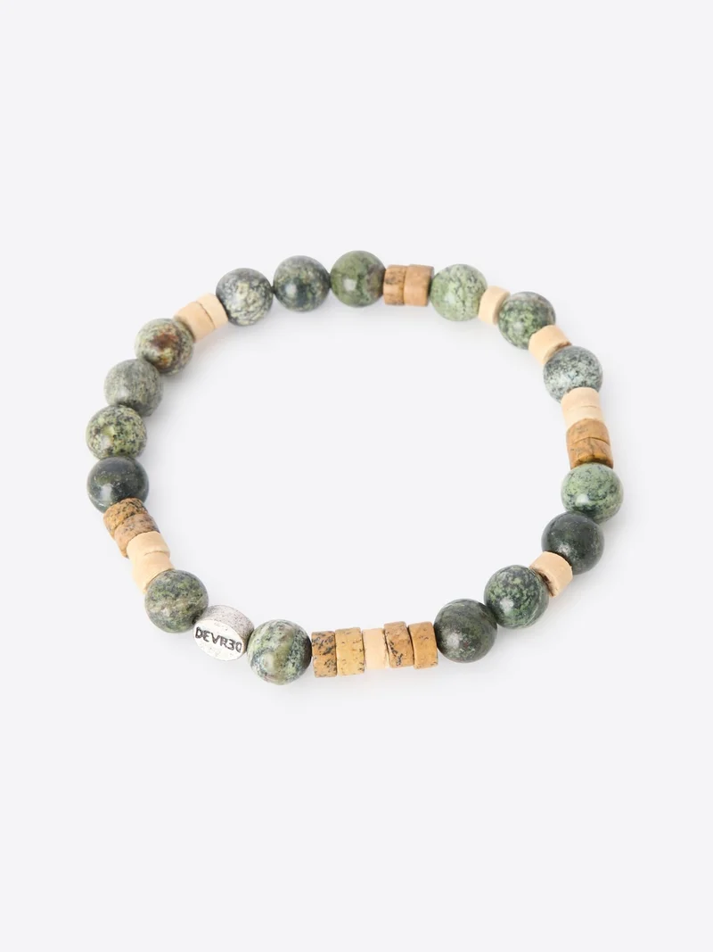 Bracelet en perles bicolore