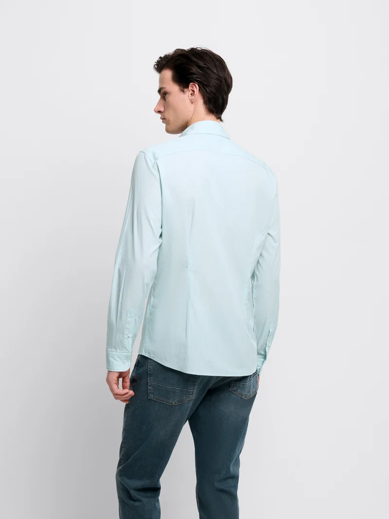 Chemise extraslim rayée