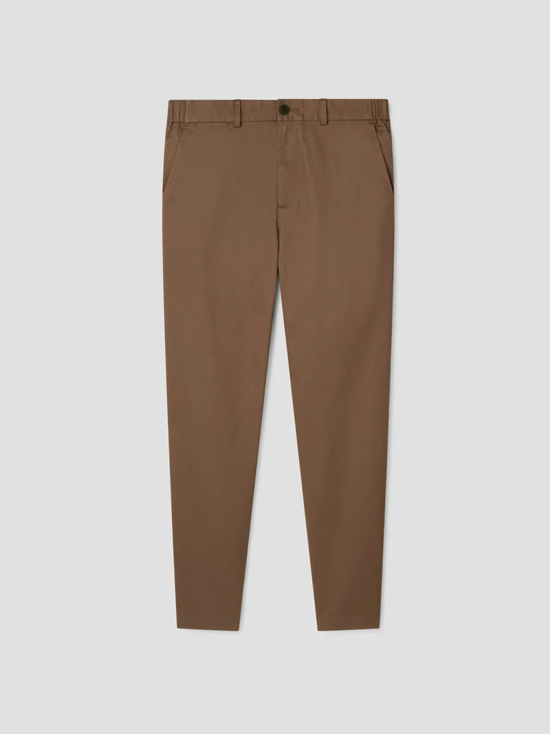Chino en coton mélangé