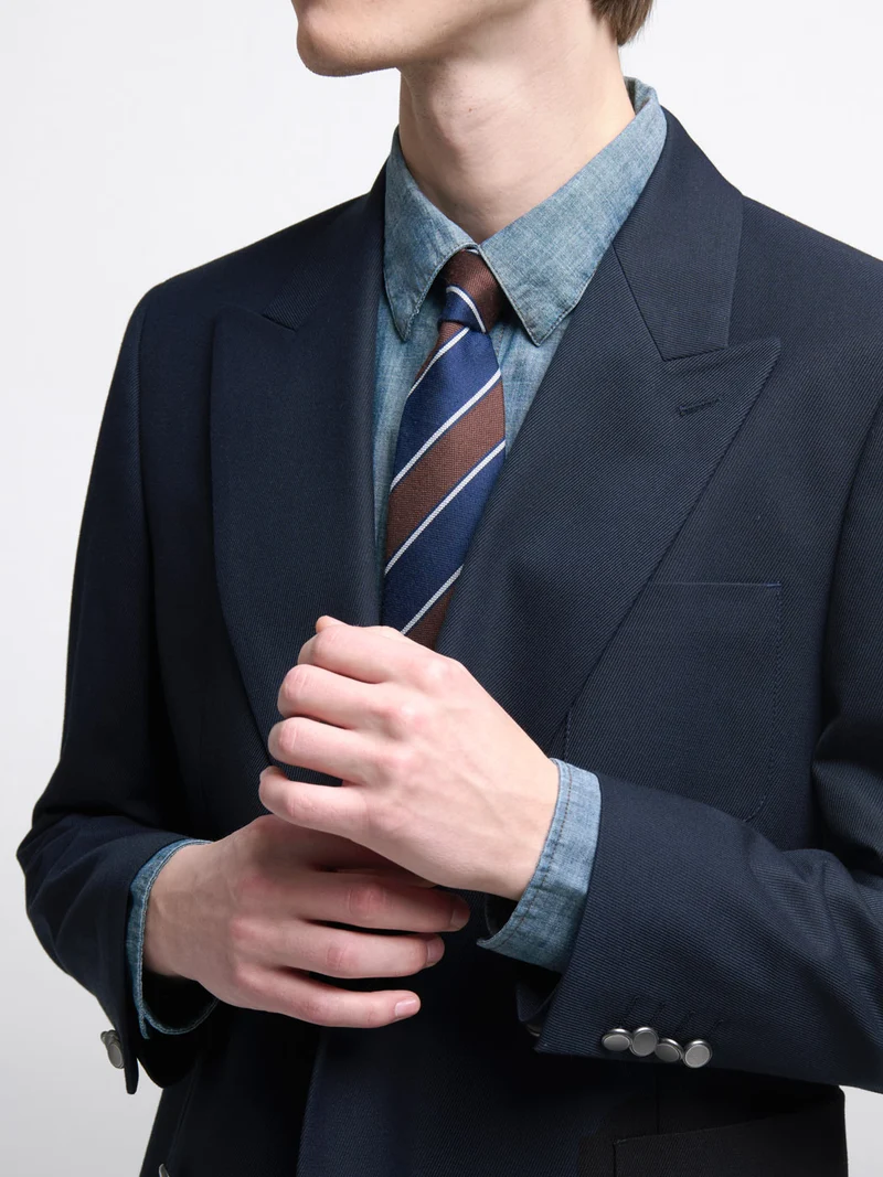 Veste de costume croisée - L'atelier