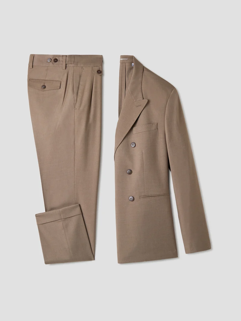 Veste de costume croisée slim