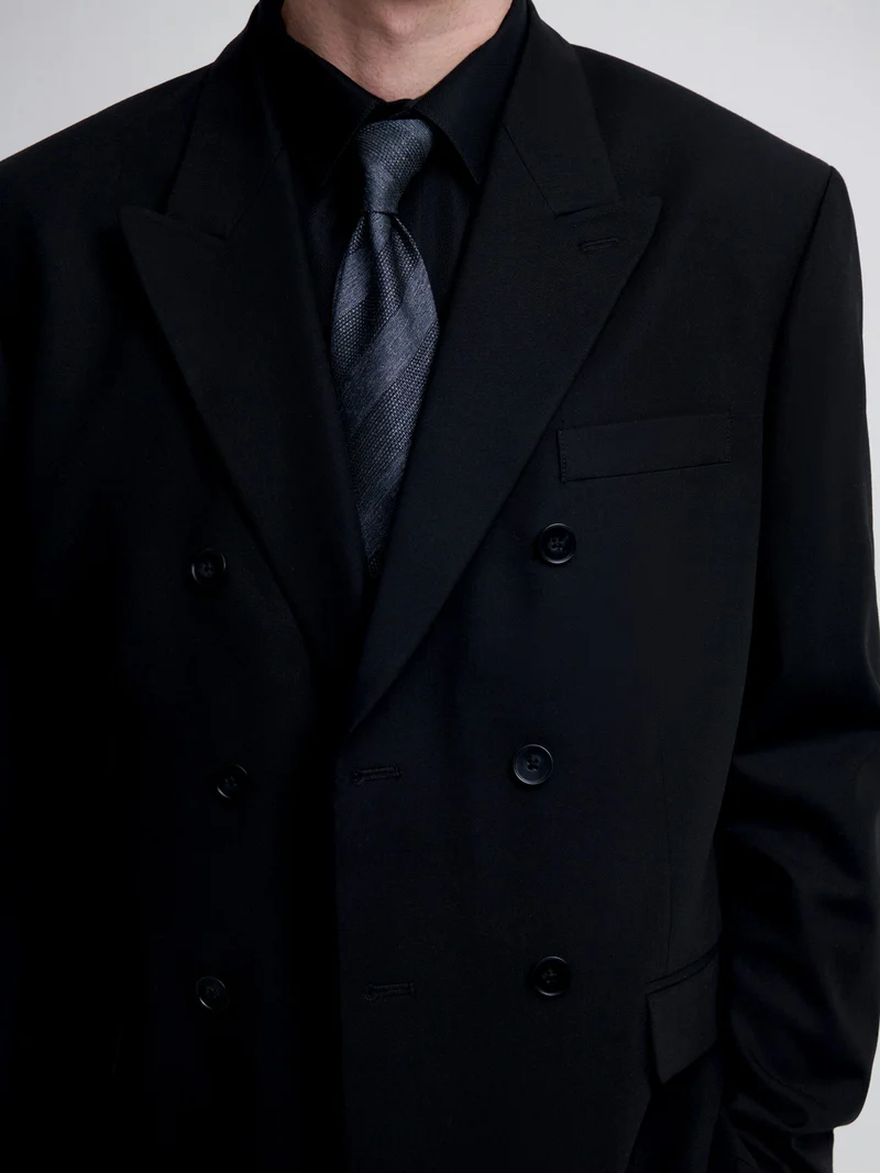 Veste de costume croisée slim