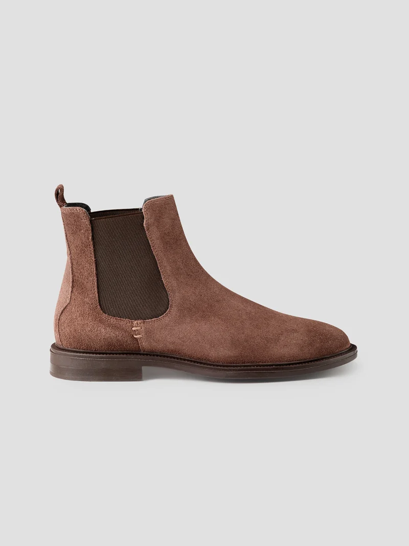 Bottines Chelsea en cuir suédé