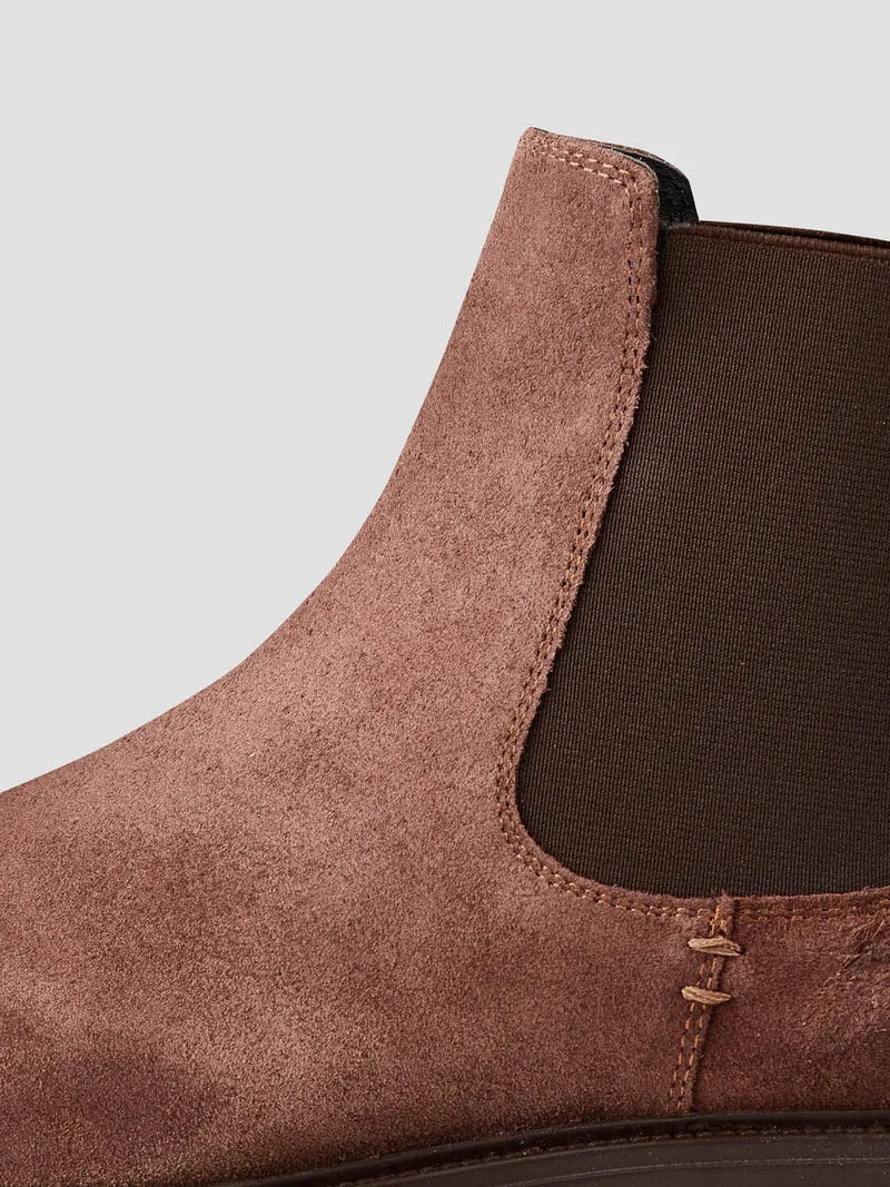 Bottines Chelsea en cuir suédé