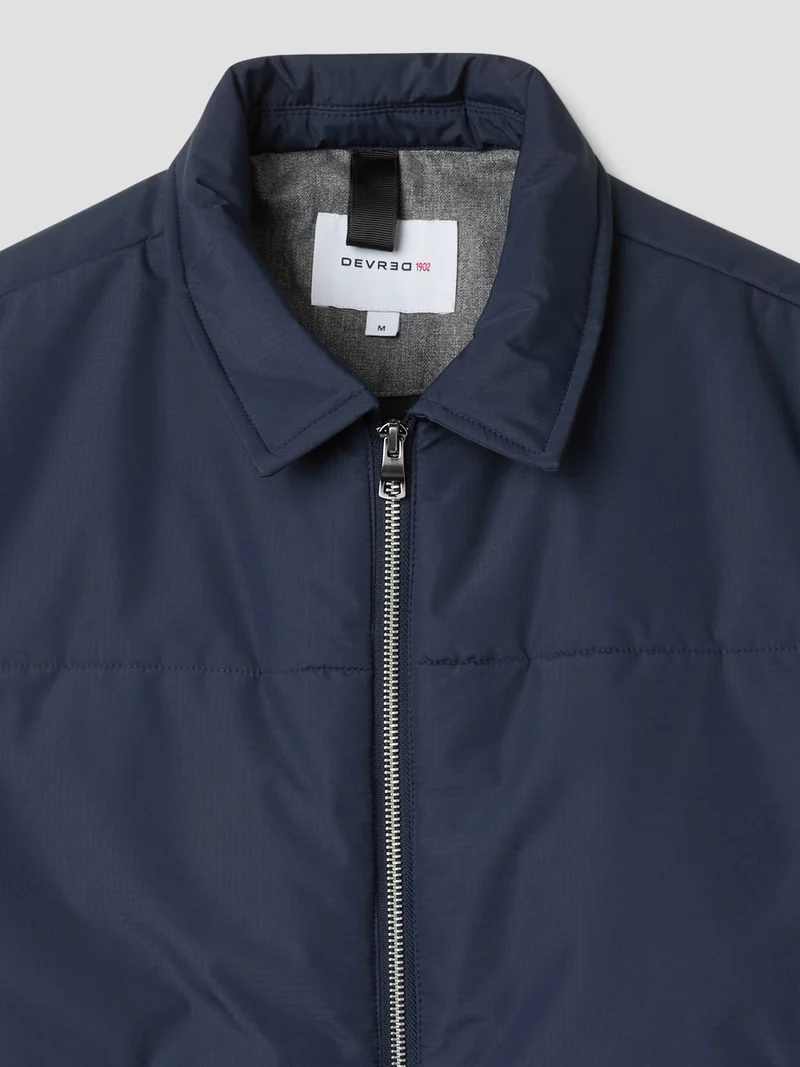 Blouson matelassé col chemise