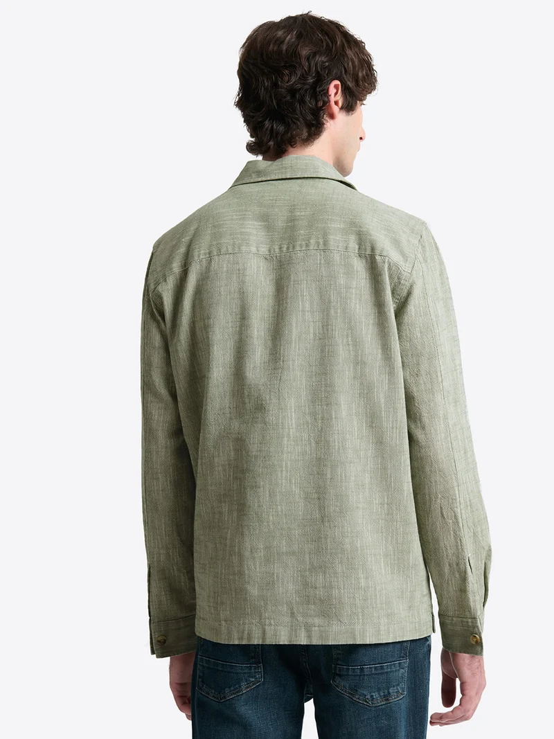 Surchemise regular chinée
