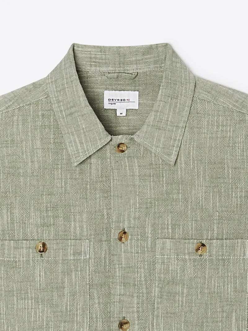 Surchemise regular chinée