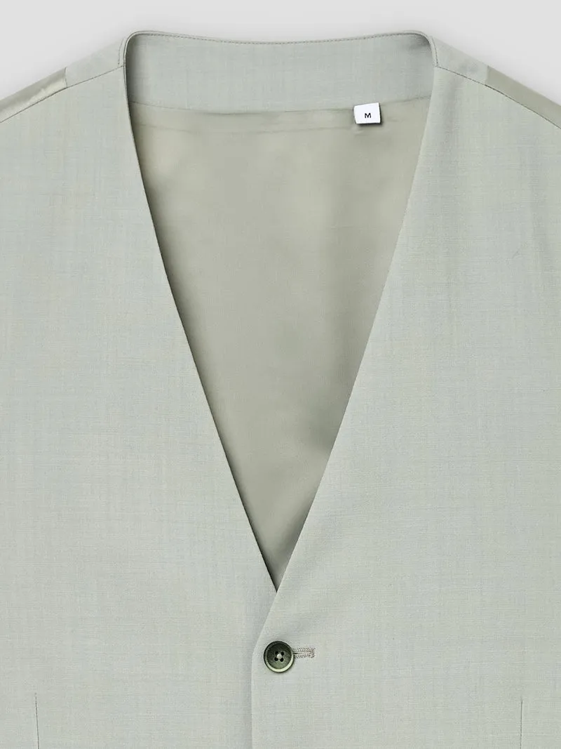 Gilet de costume en laine mélangé