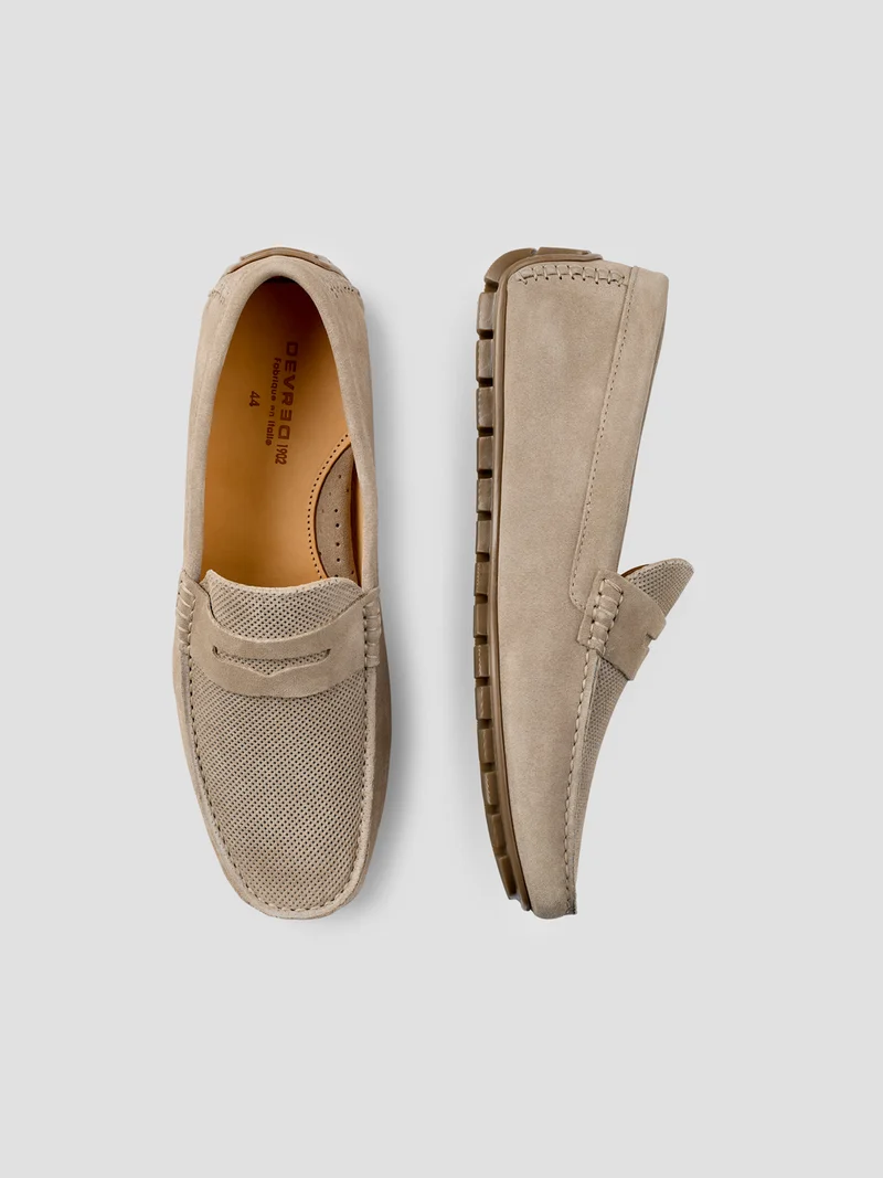 Mocassins en cuir