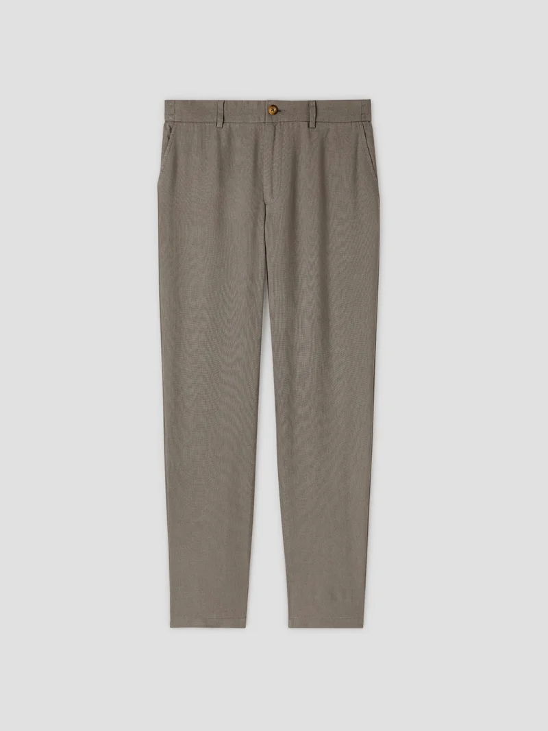 Chino en lin mélangé
