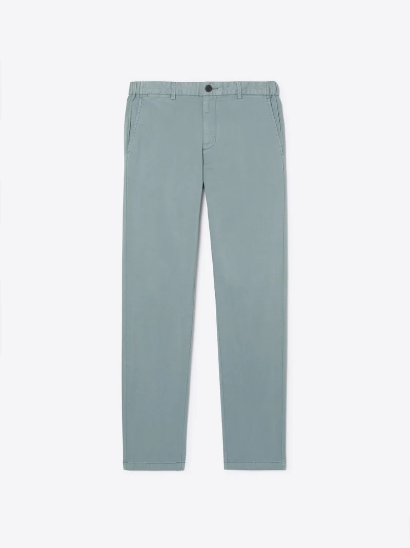 Chino slim en coton mélangé