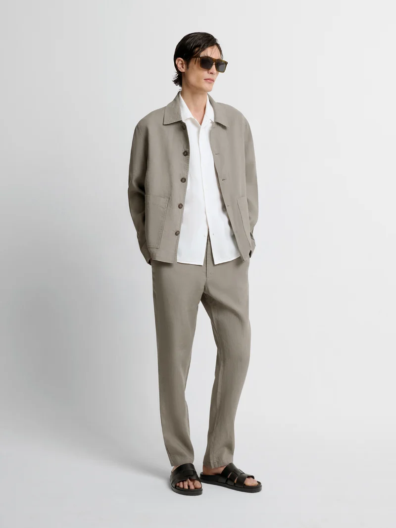 Veste casual regular col chemise